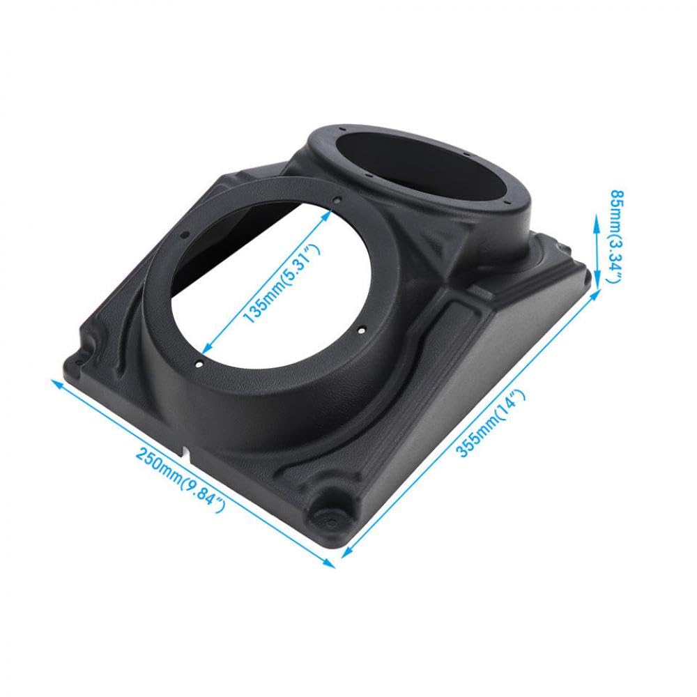 Carcasa de Altavoces Superiores de Montaje en Techo de 6,5 Pulgadas Compatible con Polaris RZR ATV UTV y Can-Am Maverick X3