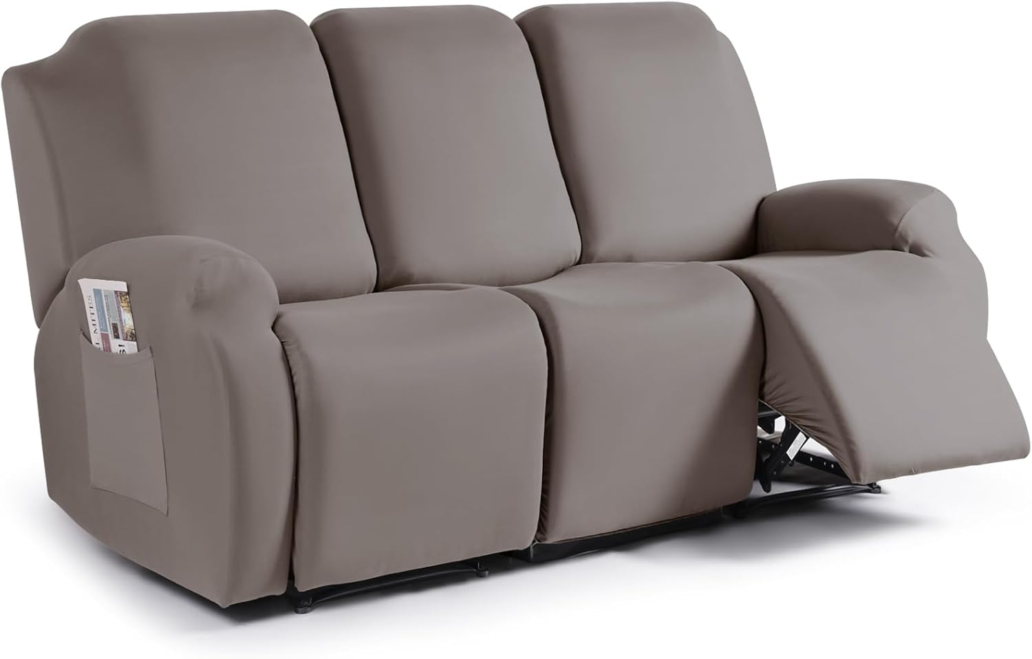 Amazon.com: TAOCOCO Recliner Sofa Slipcover, 3 Pieces Polyester Fabric