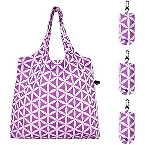 HOLYLUCK Foldable Heavy Duty Shopping Bags Cover