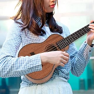 Zemily 2X Ténor Acoustique Ukulélé 26 Pouces 4 Cordes Guitare Voyage Bois Acajou Instrument de Musique – Image 2