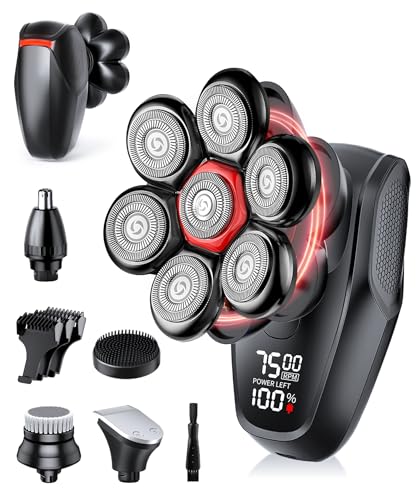 MALEGEBAZ Head Shaver for Bald Men - 7D Magnetic...