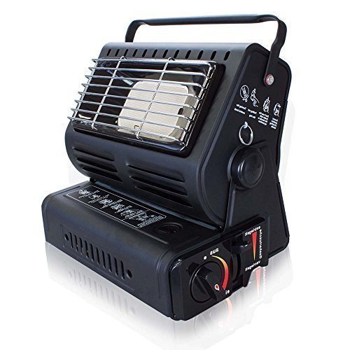 RSonic Gasheizung ★ keramik gasstrahler heizung für Zelt Outdoor wohnwagen campingbedarf ★ Gaskartuschen Butane für Grill Lötlampe Campingkocher