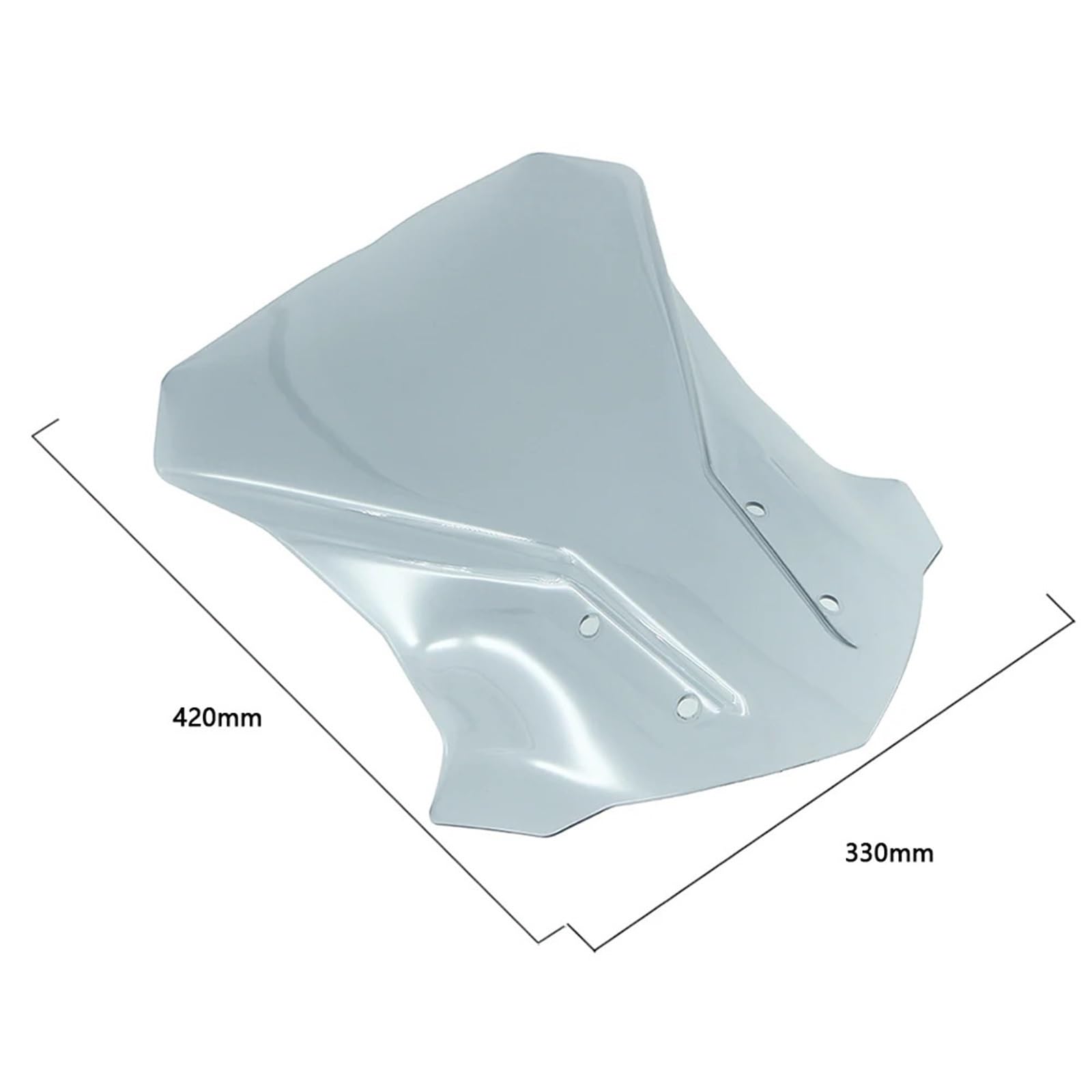 Parabrezza Moto Spoiler G310GS Parabrezza Deflettore Copertura Protettiva Parabrezza Moto per BMW G310 G 310 GS 2017-2021 2022 2023(Smoke with stikcer)
