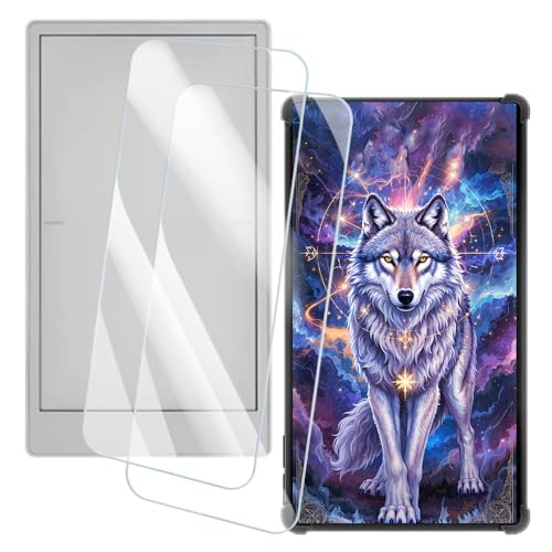 OAGELIM 2�Z�b�g �X�N���[���v���e�N�^�[ + �P�[�X M5 Stack Paper S3 ESP32-S3 (4.7 �C���`) �Ƃ̌݊������� �A�[�e�B�X�e�B�b�N�J�X�^���v�����g�J�o�[�Ƌ����K���X�t�B���� �X�N���b�`�h�~ (�T2)