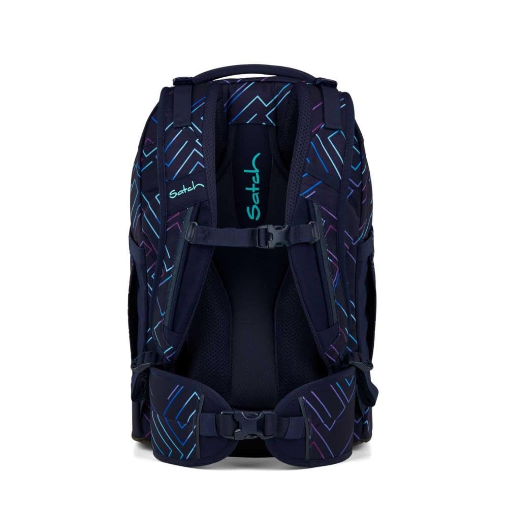 Satch Set Mochila Purple Laser Artículos Escolares Unisex Poliéster Reciclado Multicolor