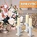 Reallnaive 10 Pcs Roman Pillar Candle Holders Mini Greek Columns Roman Pillar Candle Stands Resin Candlestick Rack Miniature Figurine Base Stigma Decoration for Wedding Christmas Table Decor