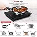 SUNAVO Portable Induction Cooktop, 1800W Sensor Touch Induction Burner with Kids Safety Lock, 15 Temperature Power Setting Countertop Burner with Timer