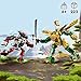 Lego NINJAGO Lloyd’s Mech Battle EVO Building Set 71781, with 2 Action Figures, 2 Posable Ninja Action Figures to Build, Ninja Toy for Kids Ages 6+ with Bone Warrior and Golden Lloyd Minifigures