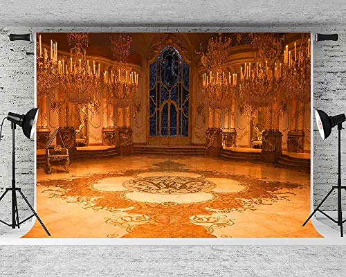 Fondo Fotográfico Oro 7x5ft para Fotografía y Fiesta miniatura 4
