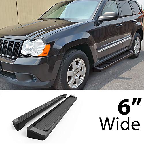 Estribos HD Ridez Running Board 6" Negro para Jeep miniatura 2