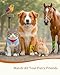 FriPuP Self-Adhesive Vet Bandage Wrap, First Aid Tape for Dogs, Horses Wound Paw Care, Elastic & Thick Support for Pet, FSA & HSA Eligible, Individually Wrapped, 2 Inch, 8 Rolls, Woodland Paw