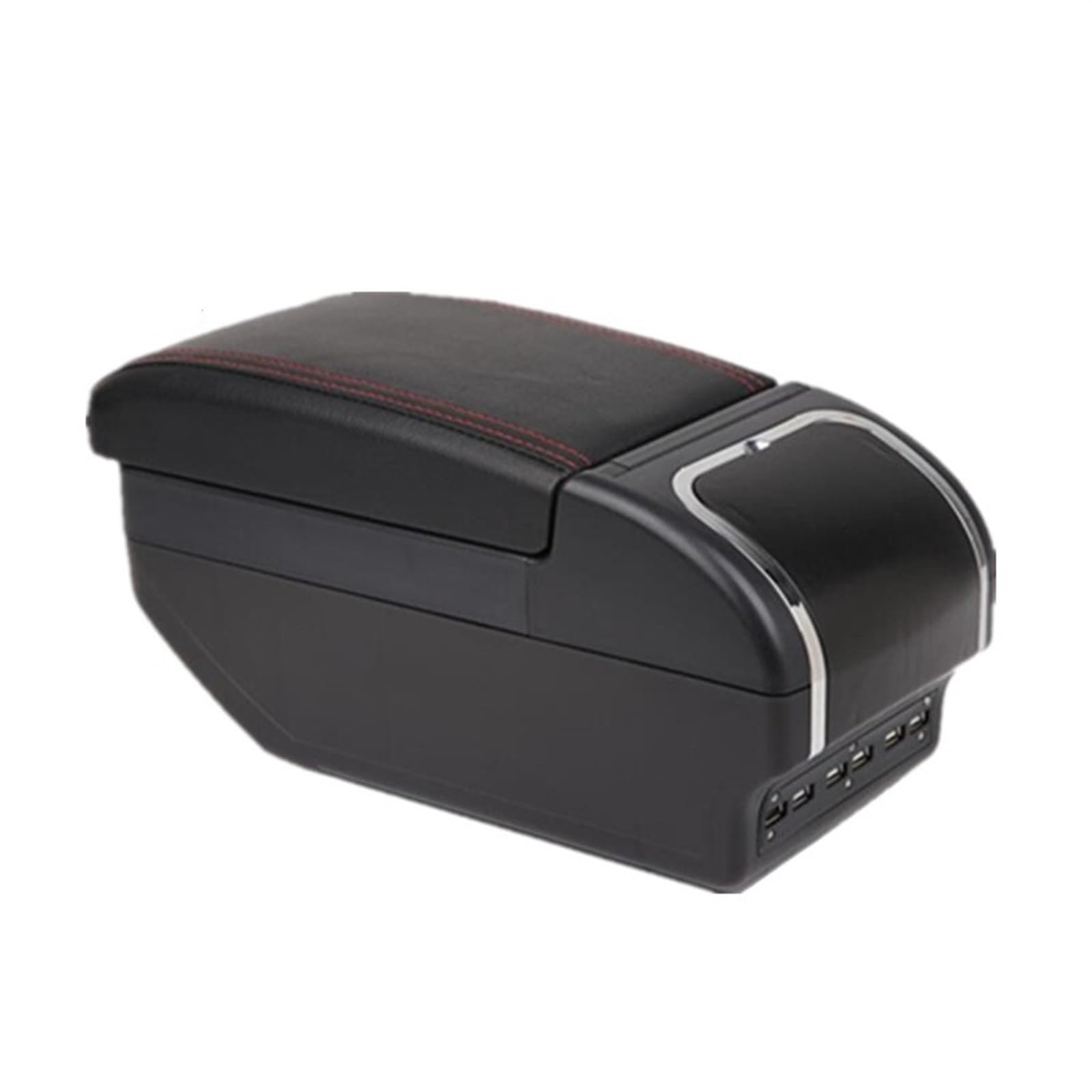 Pasuje do Vw dla Volkswagen Golf 4 MK4 IV, 1999-2004 Jetta Bora MK4 IV, akcesoria samochodowe części samochodowe środkowy podłokietnik konsola podłokietnik (Material : E All Black 9 USB)