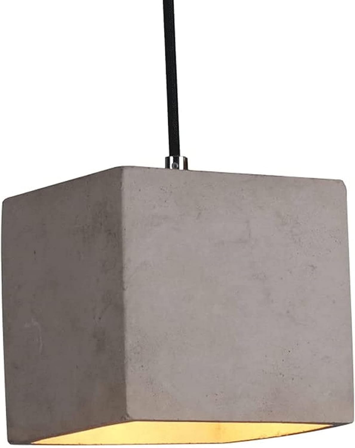 Lampe suspendue carrée en ciment moderne pour îlot de cuisine