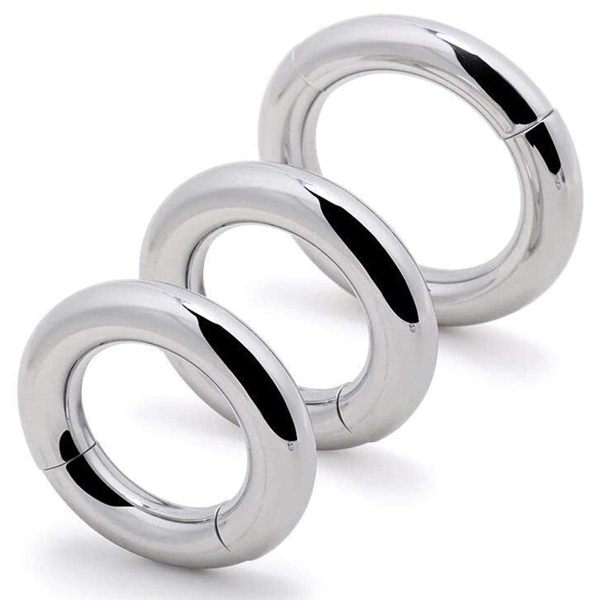 Anello per pene in acciaio inossidabile, anelli per pene in metallo per anello per testicolo uomo giocattolo sessuale 33mm