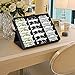 amzdeal Sunglasses Display Case 18 Slot Sunglass Eyewear Display Storage Case Tray Gift for Him Her