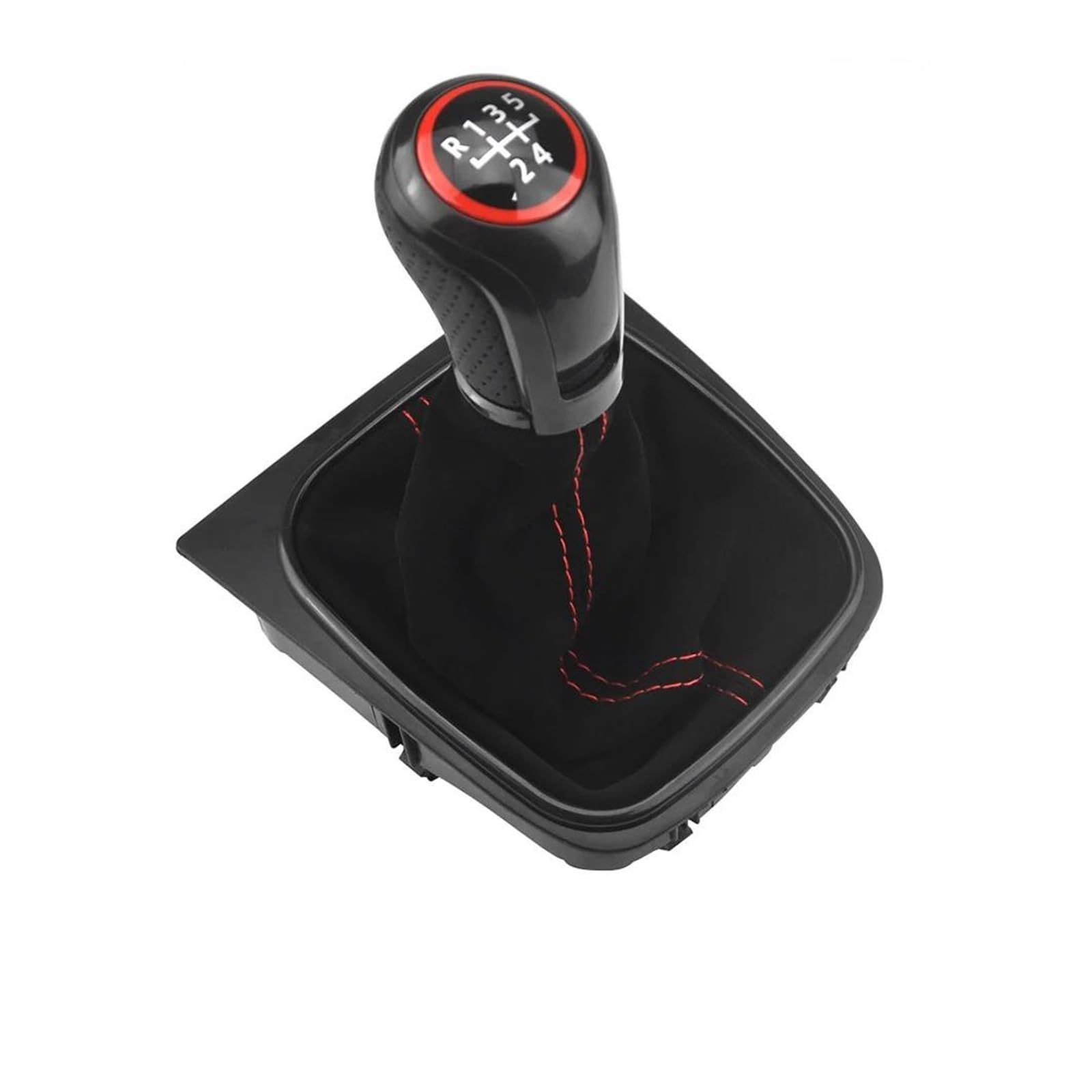 Mocalux A Gear Stick Shift Lever Knob For Vw For Scirocco For Eos 2006-2014 Manual 5/6 Speed Gear Shift Knob Shifter Lever Modification Parts(,For 5 Speed)