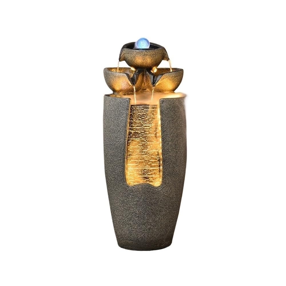 Garden Entrance Hall Living Room Humidifier Household Feng Shui Decoration Circulating Water Attracting Wealth Floor Decoration Pond
