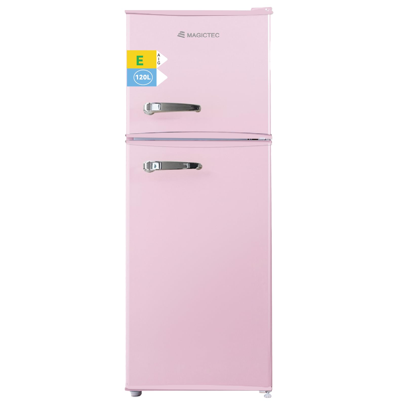 Magictec Frigo Vintage,Retro Réfrigérateur Congelateur | 120 L (88 L/32