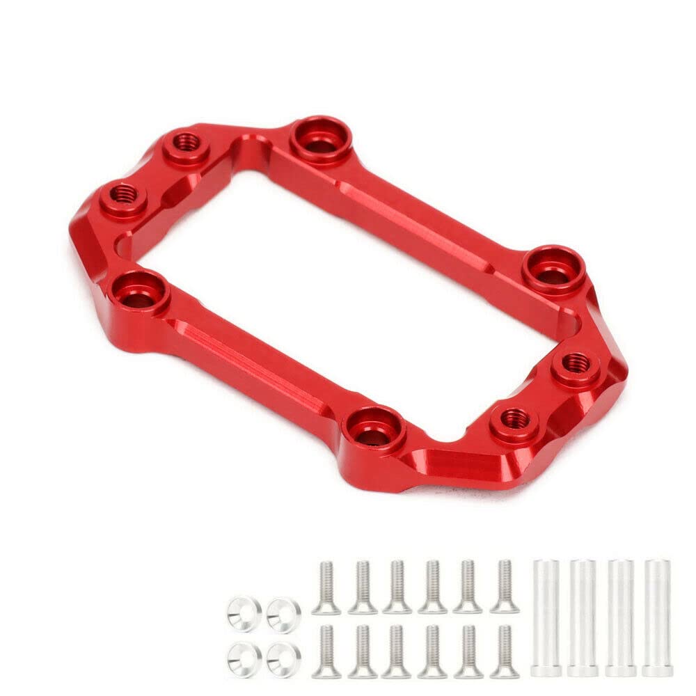 CrazyRacer Alluminio Servo Mount Blu Per Arrma 1/8 Kraton 6S AR320193 AR320430