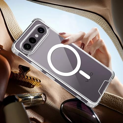 Image of A rtistque Clear Back Cover Case for Vivo X300 FE 5G | Compatible with Mag-Safe | Premium Cover | Shockproof TPU Bumper | Slim Protective Design | Vivo X300 FE 5G Back Cover - Transparent