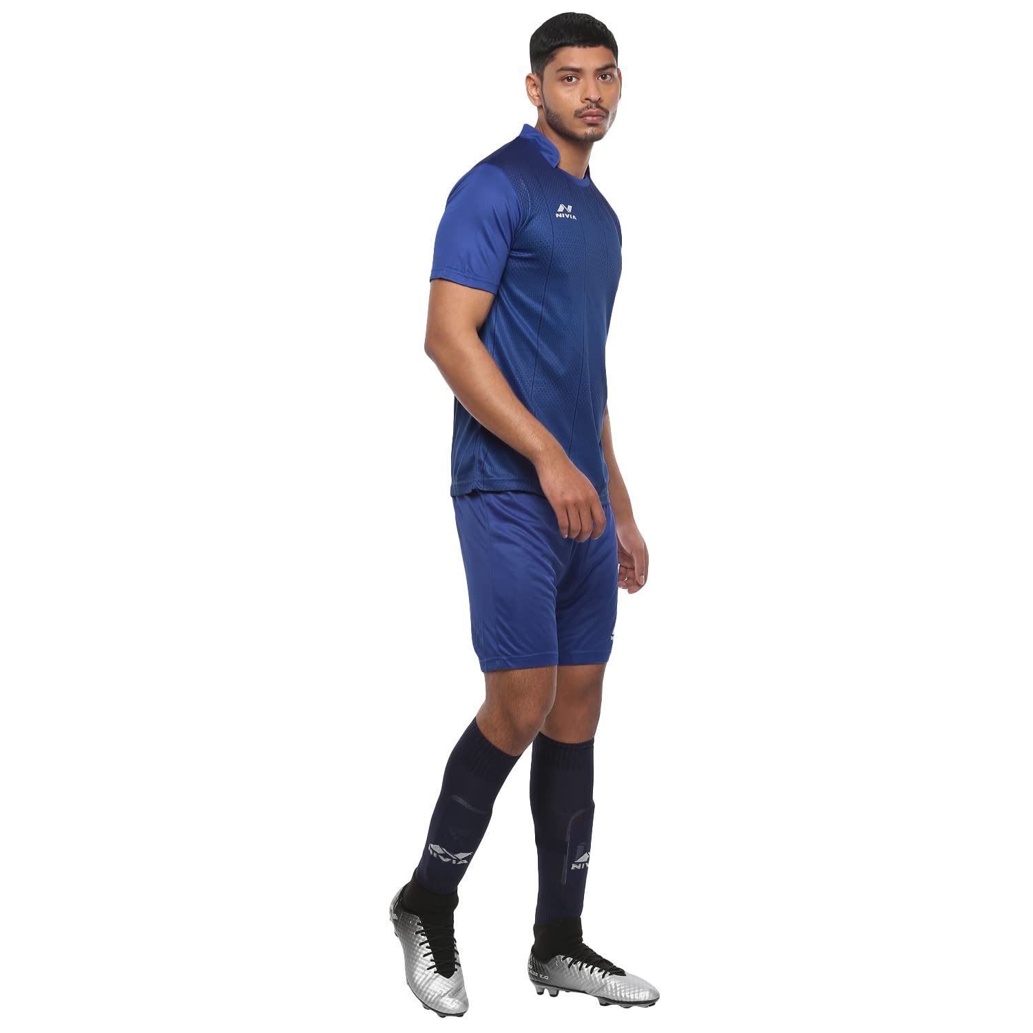 Nivia Weapon Sublimation Football Jersey Set for Mens (XS, Royal Blue) 3