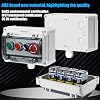 Push Button Switch IP67 Outdoor Waterproof Button Switch Box Emergency Stop Button Switch,Red/Green Instantaneous Button Switch and Selection Switch with Protective Cover Anti-Misoperation Switch
