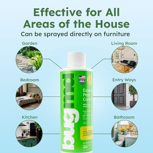 BugMD Pest Control Essential Oil Concentrate (3.7 oz, 2 Pack) - Plant Powered Bug Spray Quick Kills Flies, Ants, Roaches, Mosquitoes, and More - Image 6