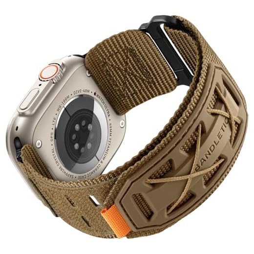 Bandletic Compatible avec Bracelet Apple Watch Ultra 49mm 46mm 44mm 45mm 42mm(3/2/1),Bracelet Tactiques Résistant Nylon Militaire pour Apple Watch Ultra 3/2/1/ SE/iWatch Series 11 10 9 8 7 6 5 4 3 2 1