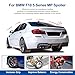 KHK Spoiler Compatible with F10, MP Style Rear Spoiler, Gloss Black ABS Material Rear Wing Compatible with 2010-2016 BMW 5-Series F10 / F10 M5 Sedan