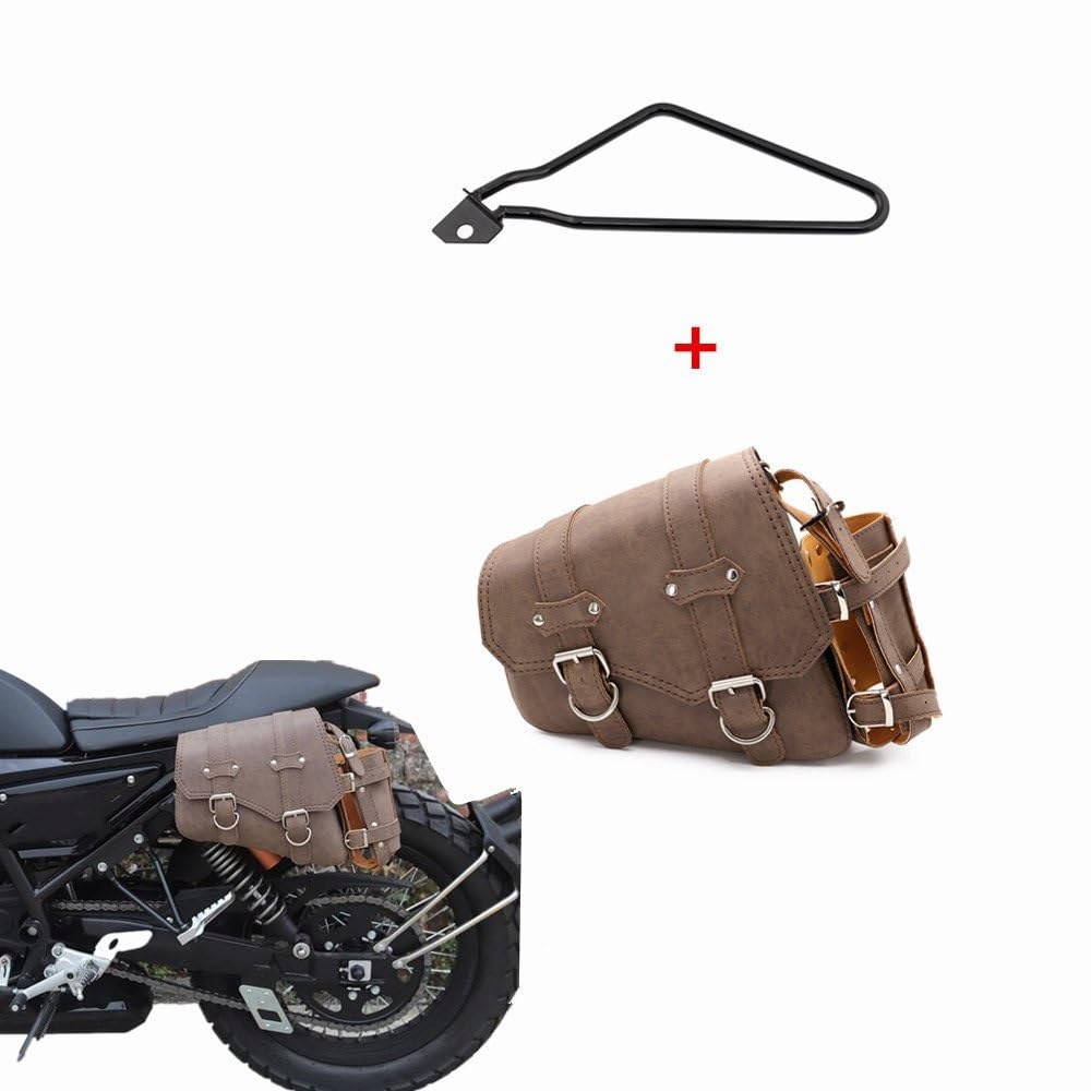 Ecarteur Sacoche Moto Support Latéral – 2x Protections Sacs Robustes Pour Harley XL883/1200 HD1450/1584, Fer Chromé Anti-Corrosion