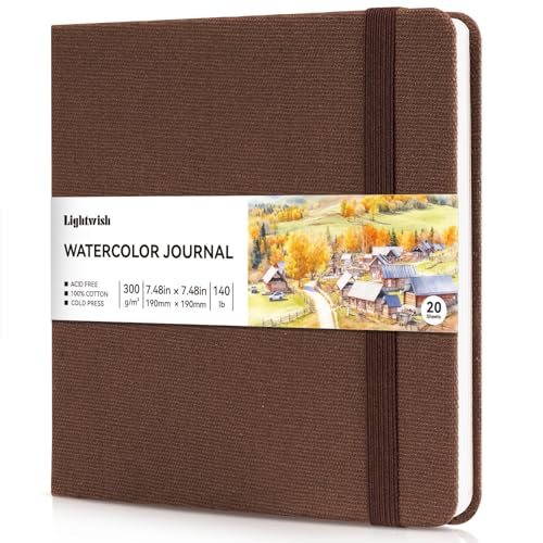 Watercolor Journal - 100% Cotton Cold Press Paper | 20