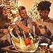 Ice Bucket for Parties 5.5 Liter Large Clear Champagne Beer Tub Mimosa Bar Supplies Kit Acrylic Plastic Wine Beverage Bucket with Scoop for Cocktail Bar