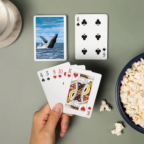 Lantern Press Baraja de Poker 52 Cartas Humpback Whale miniatura 2