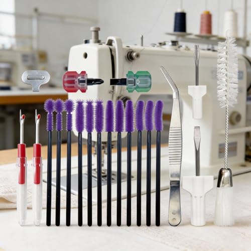Kit de nettoyage pour machine à coudre pour réparer les sauts de points