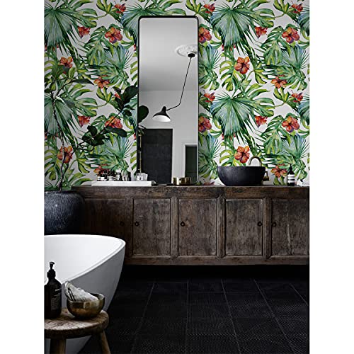 Papier Peint Luxe Fleurs et Feuillages Décoration Murale Haut de Gamme - 2