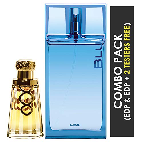 AJMAL Khallab Edp Woody Oudh Spray Perfume 50Ml For Unisex And Blu Edp Aquatic Woody Perfume 90Ml For Men - Image 2