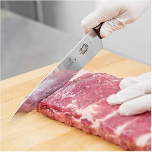 Miniatura 3 de Victorinox Cuchillo de chef con borde ondulado de 7-1/2 pulgadas, mango de palisandro