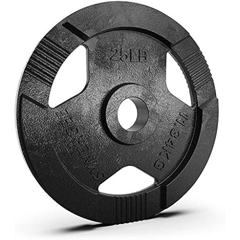 Synergee Hantelscheiben aus Gusseisen mit 5,1 cm Öffnung Cover