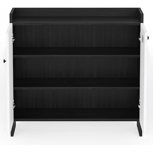 Modern Wooden Shoe Rack with Storage