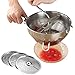 5 Pcs Młyn Spożywczy na Jagody | Młyn zbożowy ze stali nierdzewnej - Korba ręczna do mielenia zboża z 3 tarczami do mielenia żywności do zacierania i tarcia owoców Yahuan