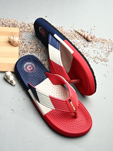 Image of DOCTOR HEALTH SUPER SOFT Men's & Boys Anti-Skid Flip Flops with Acupressure Massage Footbed | Lightweight | Soft | Doctor-Recommended Slipper for Pain Relief | All Day Wear Acupressure Doctor Slipper