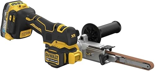 Miniatura 4 de DEWALT Kit de lijadora de cinturón de herramienta eléctrica inalámbrica XTREME de 20 V MAX con batería incluida (DCM200E1)