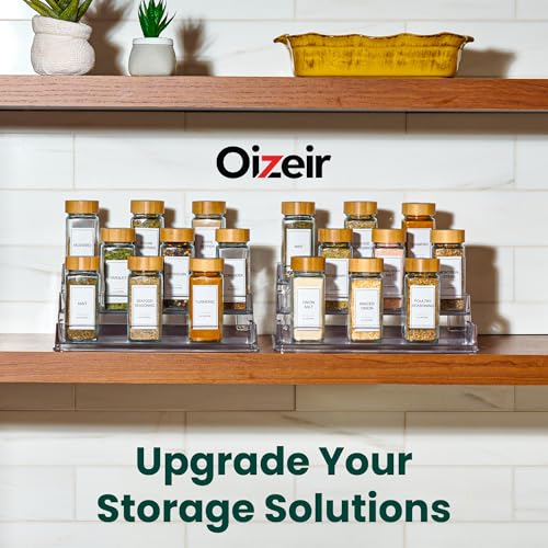 Oizeir Clear Acrylic 3-Tier Rack