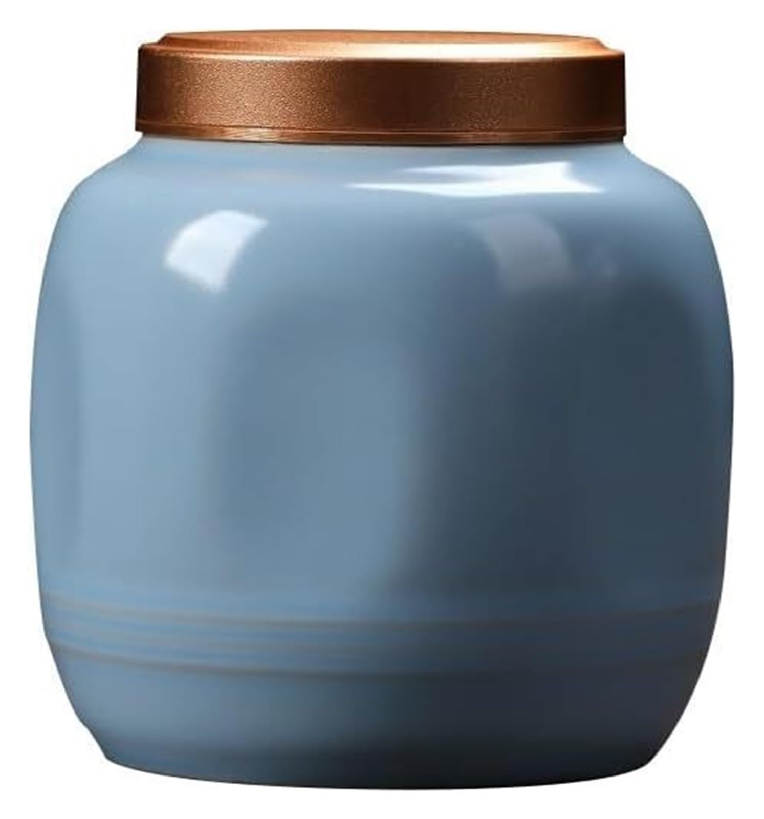 XYIANG Tea Can,Ceramic Household Tea Cans Natural Color Coffee Cans Chinese Medicine Cans Tea Collection Cans Tea Storage Box