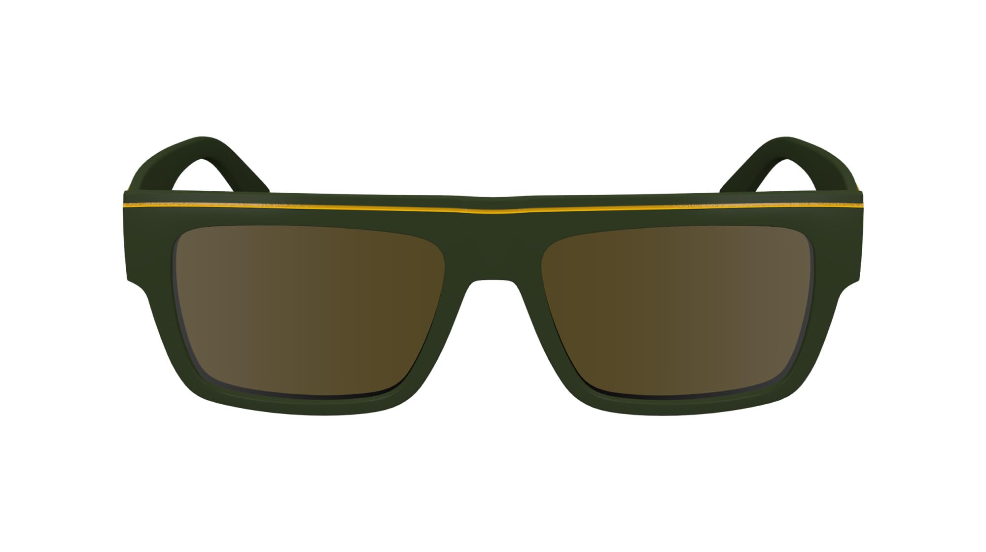 Calvin Klein Jeans Men's Sunglasses CKJ24603S - Khaki with Solid Khaki Lens