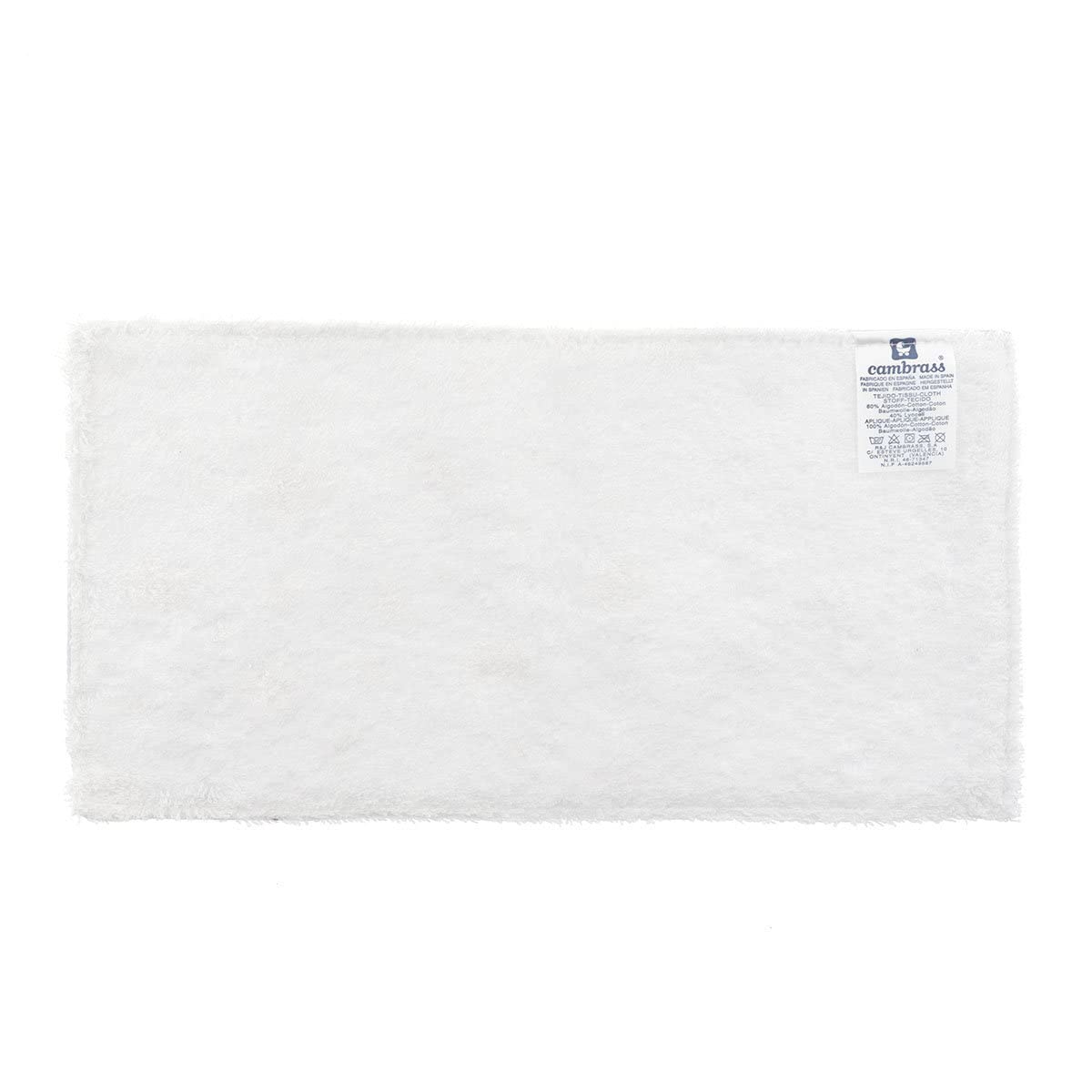 Cambrass-Toalla pequeña para secar las babas del bebé-Gasa para limpiar al bebé-seca babas Greery Beige 29.5x15.5x1 cm