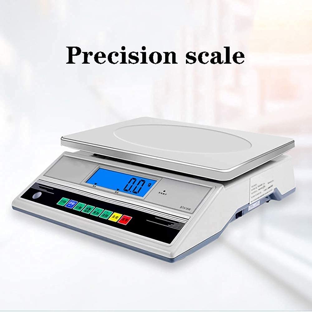Báscula digital de cocina, báscula de alimentos, báscula digital precisa, báscula de cocina, báscula electrónica para hornear alimentos con pantalla digital, superficie de acero inoxidable (tamaño: