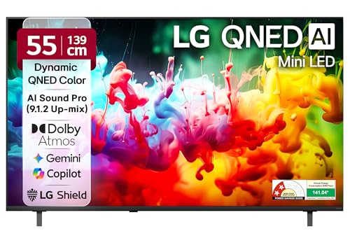 Image of LG 139 cms (55 inches) QNED65 AI Series 4K Ultra HD Smart webOS VA QNED TV 55QNED65BLA