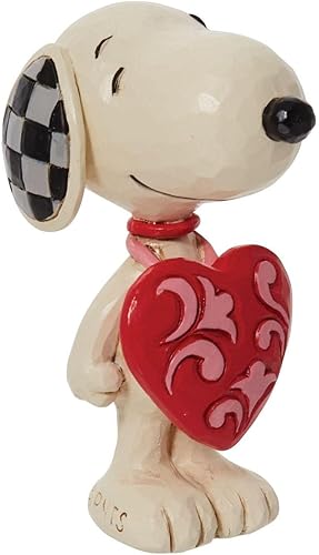 Miniatura 1 de Enesco Peanuts by Jim Shore - Letrero de corazón con texto en inglés "Snoopy", figura de 3 pulgadas