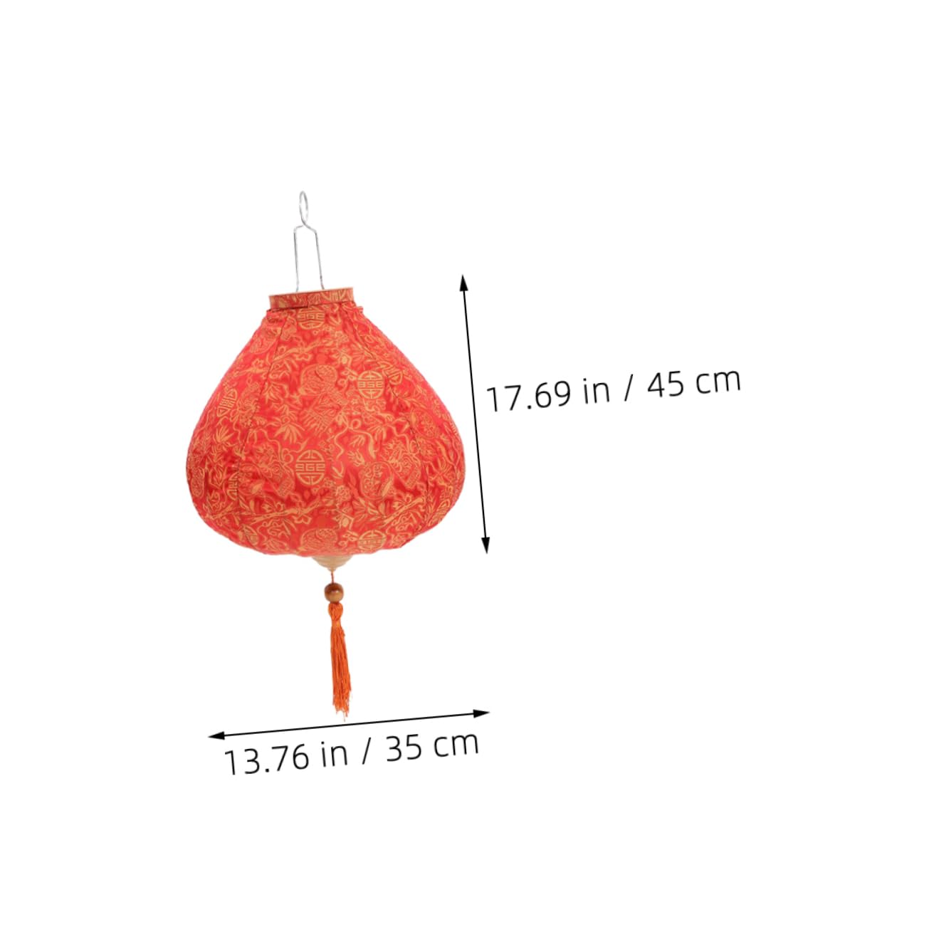 Happyyami Lanterna Elegante Nappa per Decorazioni da Giardino Lanterna da Appendere all Esterno per Matrimoni e Feste per Uso Interno ed Esterno